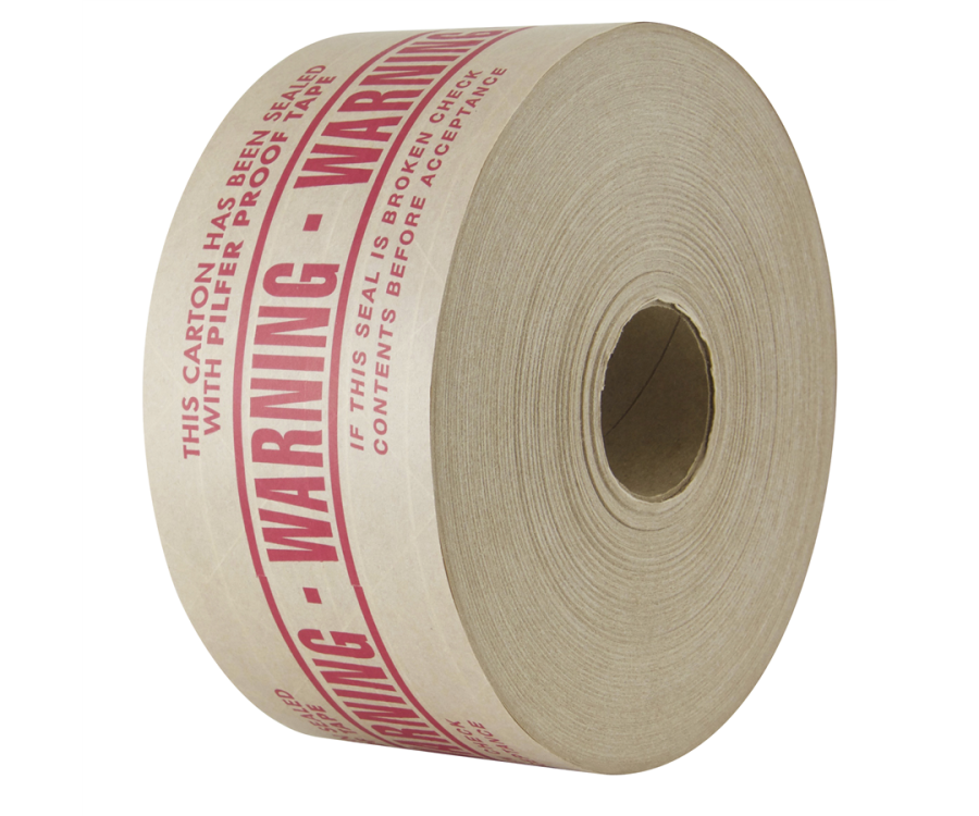 Intertape® 240 Natural Water Activated Warning Tape (72 mm. x 450 ft., 10/Case)